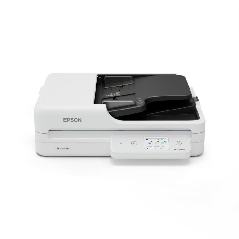 Epson WorkForce DS-1760WN Flatbed & ADF Scanner with Wi-Fi, Ethernet, USB, A4, 1200 DPI