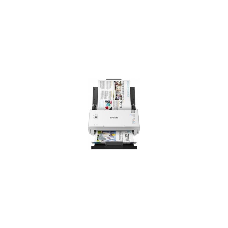 Epson WorkForce DS-410 A4 Sheet-fed Scanner, 26 ppm, Duplex, USB 2.0, Black/White