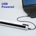 Epson WorkForce DS-70 Handheld Portable Document Scanner 600 DPI USB 2.0 White