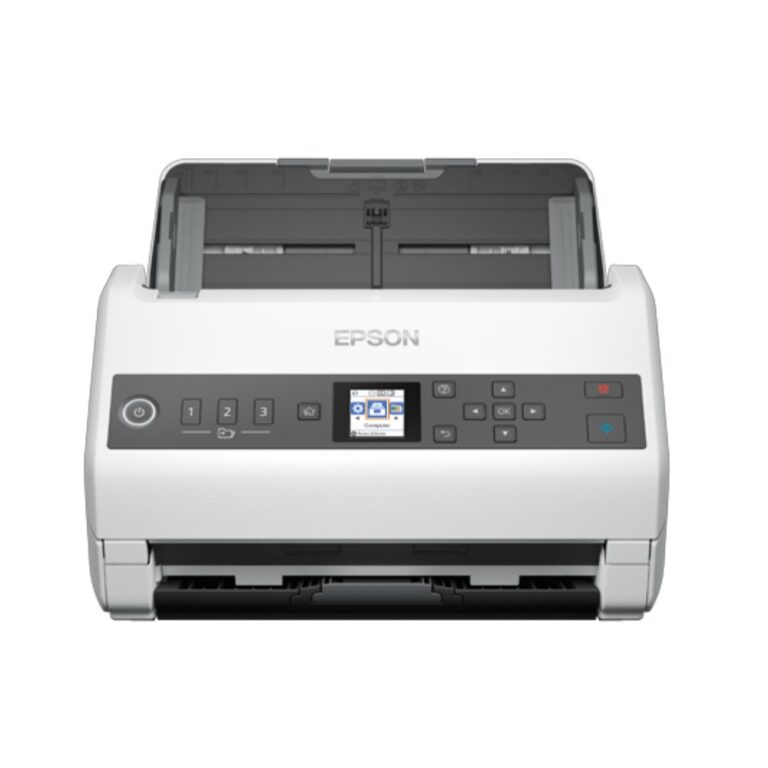 Epson WorkForce DS-730N A4 Sheet-fed Network Document Scanner 40ppm/80ipm Black/White