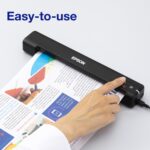 Epson WorkForce ES-50 Handheld Portable A4 Document Scanner USB 2.0 Black