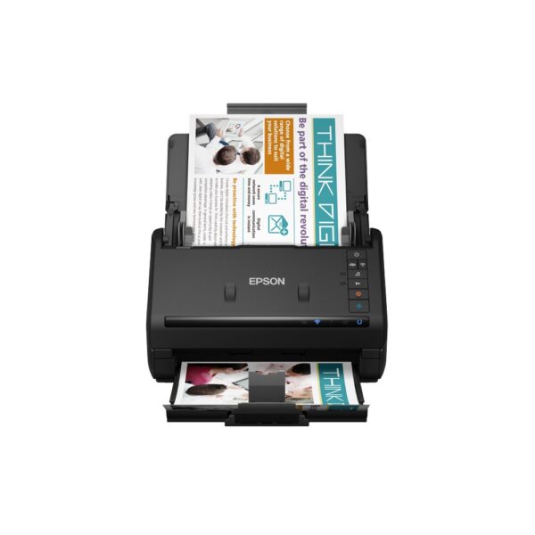 Epson WorkForce ES-500WII A4 Sheet-fed Scanner with Wi-Fi, USB, Duplex, 50-Sheet ADF, 4000 Pages/Day, Black