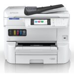 Epson WorkForce Pro EM-C7100DWF A3+ Colour Inkjet Printer, Scanner, Copier, Fax, Wi-Fi, Ethernet, White
