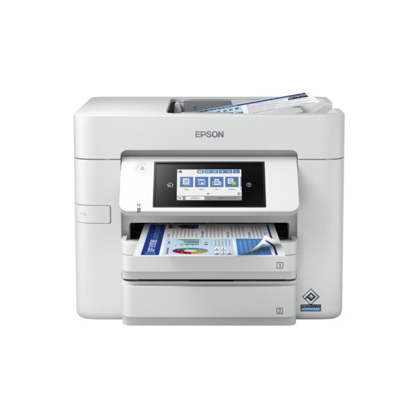 Epson WorkForce Pro WF-C4810DTWF A4 Colour Inkjet Multifunction Printer - Wi-Fi, Duplex, White