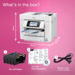 Epson WorkForce Pro WF-C4810DTWF A4 Colour Inkjet Multifunction Printer - Wi-Fi, Duplex, White
