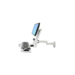 Ergotron 200 Series Combo Arm Wall Mount for 24" Monitors, up to 8.2kg, White