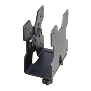 Ergotron 80-107-200 Desk-mounted CPU Holder for Thin Clients & Mac mini, Black