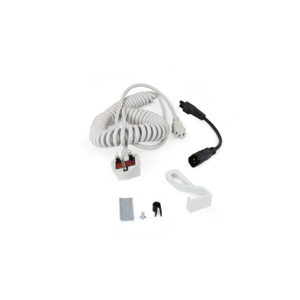 Ergotron 97-921 Power Cable Grey 2.4m Female 10A for Non-Powered Ergotron Carts