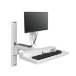 Ergotron CareFit Combo All-in-One PC Workstation Wall Mount 27" White