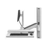 Ergotron CareFit Combo All-in-One PC Workstation Wall Mount 27" White