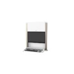 Ergotron CareFit Enclosure Wall Mount Workstation 24-27" Monitor 51cm Height Adjustment White