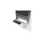 Ergotron CareFit Enclosure Wall Mount Workstation 24-27" Monitor 51cm Height Adjustment White