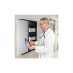 Ergotron DM12-1006-3 Portable Tablet Management Cabinet 12 Devices 12" Black, Silver