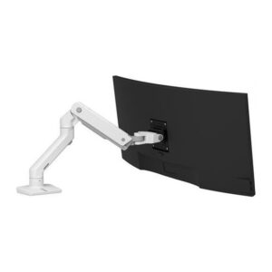 Ergotron HX Series 45-475-216 Monitor Arm Desk Mount 19kg 49" White with Cable Management