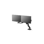 Ergotron HX Series 45-476-224 Dual Monitor Arm Stand 2x 32" Desk Mount Black