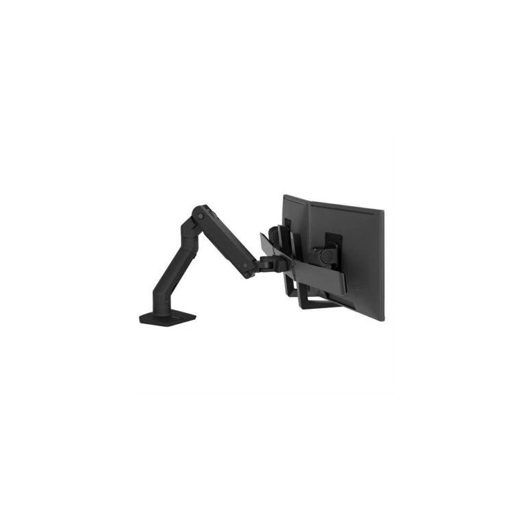 Ergotron HX Series 45-476-224 Dual Monitor Arm Stand 2x 32" Desk Mount Black