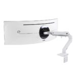Ergotron HX Series Desk Monitor Arm with HD Pivot 19.1kg for 49" Displays White