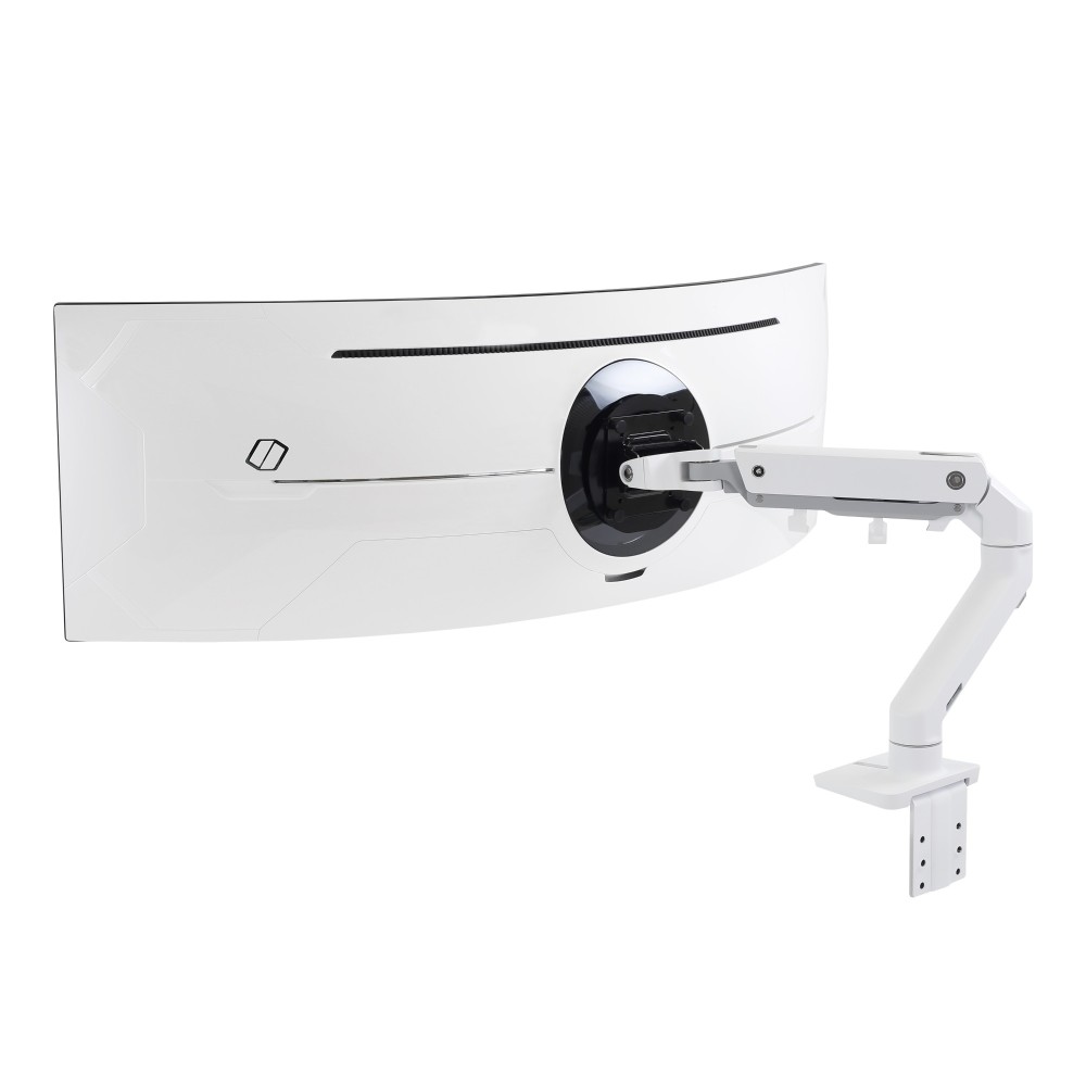 Ergotron HX Series Desk Monitor Arm with HD Pivot 19.1kg for 49" Displays White Ergotron HX Series Desk Monitor Arm with HD Pivot 19.1kg for 49" Displays White
