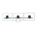 Ergotron HX Triple Monitor Bow Kit Wall Mount for 3x 24" Displays, 4.6kg Capacity, White