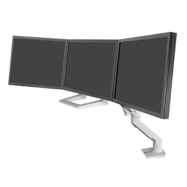 Ergotron HX Triple Monitor Bow Kit Wall Mount for 3x 24" Displays, 4.6kg Capacity, White