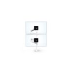 Ergotron LX Dual Stacking Arm Desk Mount for 2x 40" Monitors, White, 9.1kg Load, 33cm Height Adjust