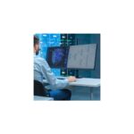 Ergotron LX Dual Stacking Tall Pole Monitor Arm for 2 Displays up to 40" 20kg Black
