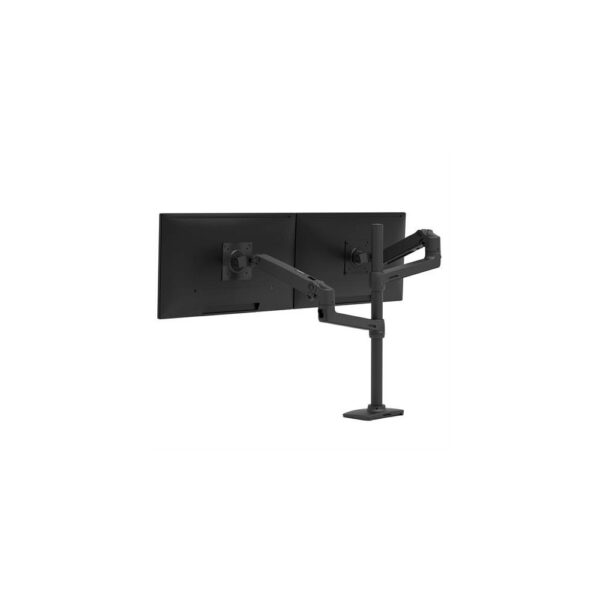 Ergotron LX Dual Stacking Tall Pole Monitor Arm for 2 Displays up to 40" 20kg Black