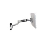 Ergotron LX HD Wall Mount Monitor Arm, 46" (116.8cm) Screen, 13.6kg Capacity, Silver