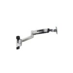 Ergotron LX HD Wall Mount Monitor Arm, 46" (116.8cm) Screen, 13.6kg Capacity, Silver