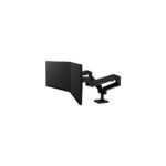 Ergotron LX Pro Dual Monitor Mount Stand for up to 27 Inch Screens, Black