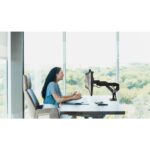 Ergotron LX Pro Dual Monitor Mount Stand for up to 27 Inch Screens, Black
