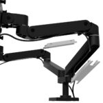 Ergotron LX Pro Dual Monitor Mount Stand for up to 27 Inch Screens, Black