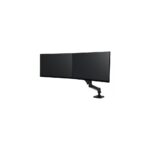 Ergotron LX Pro Series 45-684-292 Dual Monitor Desk Mount 27" 8.5kg Black, 10 Year Warranty