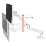 Ergotron LX Pro Series 45-712-290 Desk Monitor Mount 34" 10kg VESA 75x75 100x100 White