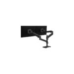 Ergotron LX Pro Series Monitor Mount 27" Dual Display Desk Clamp Black