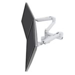 Ergotron LX Series 45-491-216 Dual Monitor Mount 27" VESA 75x75 100x100 18.1kg White Desk
