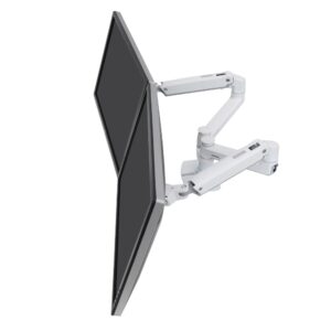 Ergotron LX Series 45-491-216 Dual Monitor Mount 27" VESA 75x75 100x100 18.1kg White Desk