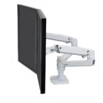 Ergotron LX Series 45-491-216 Dual Monitor Mount 27" VESA 75x75 100x100 18.1kg White Desk