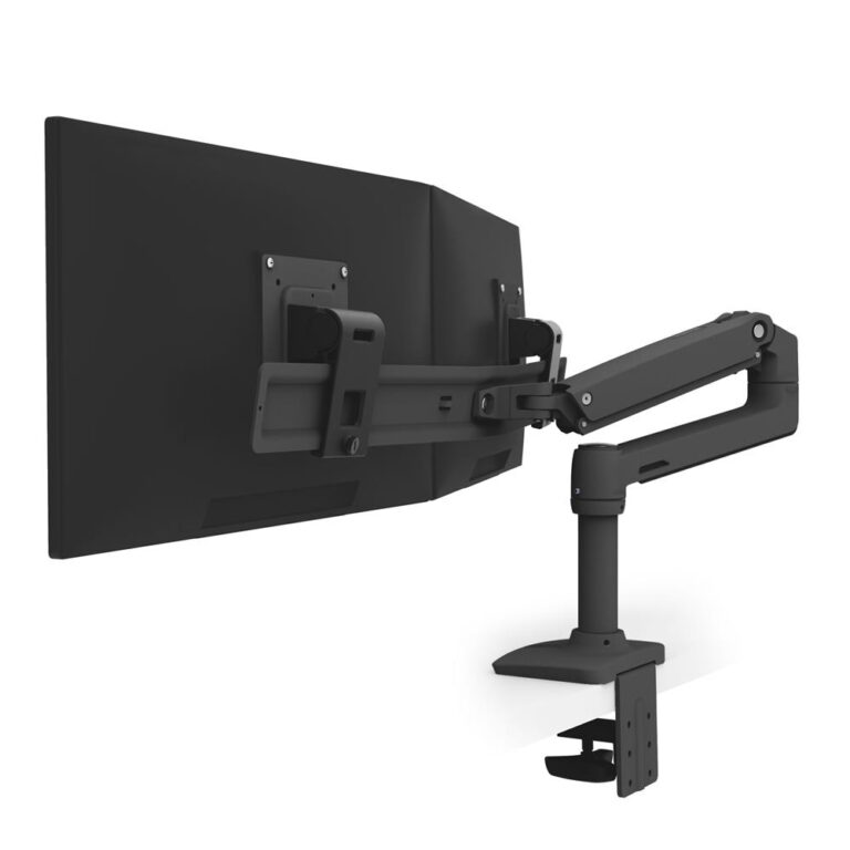 Ergotron LX Series Dual Direct Desk Monitor Arm for 2 displays up to 25" Black