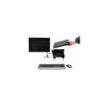 Ergotron LX Series Dual Stacking Arm Desk Mount for 2x 24" Monitors, 18.1kg Capacity, Silver