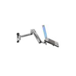 Ergotron LX Sit-Stand Wall Mount LCD Arm for 42" Displays, 11.3kg, 51cm Lift, Stainless Steel