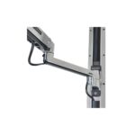 Ergotron LX Sit-Stand Wall Mount LCD Arm for 42" Displays, 11.3kg, 51cm Lift, Stainless Steel