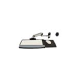 Ergotron LX Wall Mount Keyboard Arm Silver 2.2kg Max Weight Tilt 80 Degrees