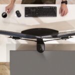 Ergotron Neo-Flex Dual Monitor Lift Stand 24.5" Desk Mount 6.4kg Black