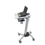 Ergotron Neo-Flex Laptop Cart Grey Multimedia Trolley, 12"-17.3" Screen, 6.8kg Max Weight, Height Adjustable