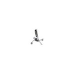 Ergotron Neo-Flex Laptop Cart Grey Multimedia Trolley, 12"-17.3" Screen, 6.8kg Max Weight, Height Adjustable
