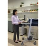 Ergotron Neo-Flex Laptop Cart Grey Multimedia Trolley, 12"-17.3" Screen, 6.8kg Max Weight, Height Adjustable