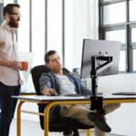 Ergotron NX Series Single Desk Monitor Arm for up to 34" Screens Black
