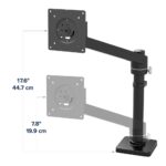 Ergotron NX Series Single Desk Monitor Arm for up to 34" Screens Black