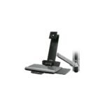 Ergotron Styleview Sit-Stand Combo Arm Wall Mount for 19"-24" Monitors, 13.2kg Capacity, Aluminium